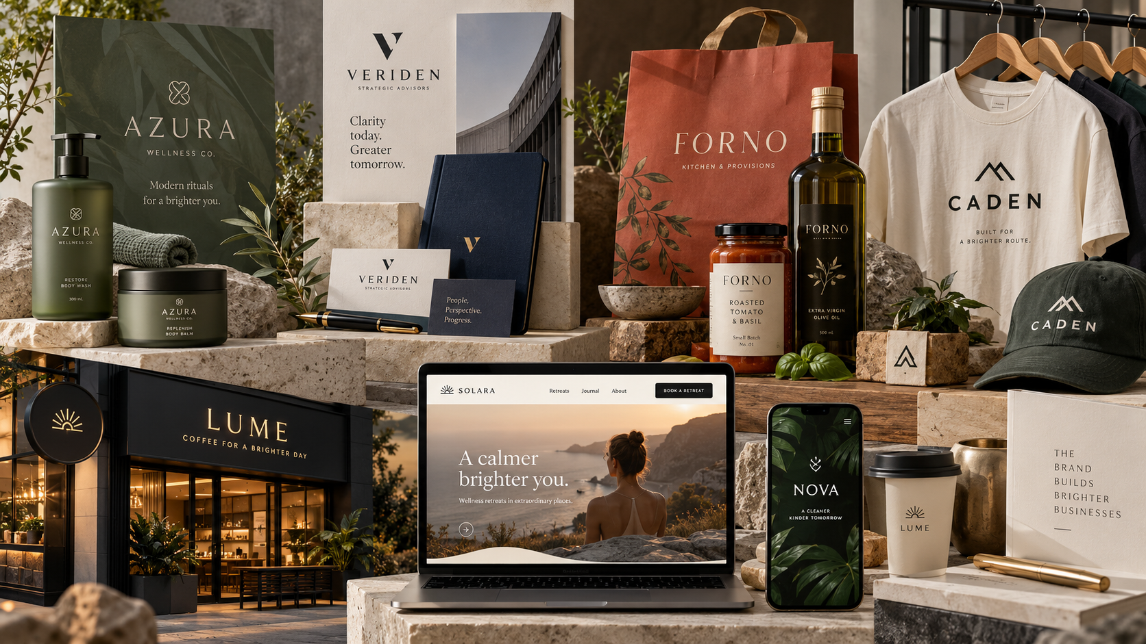 Premium branding still life