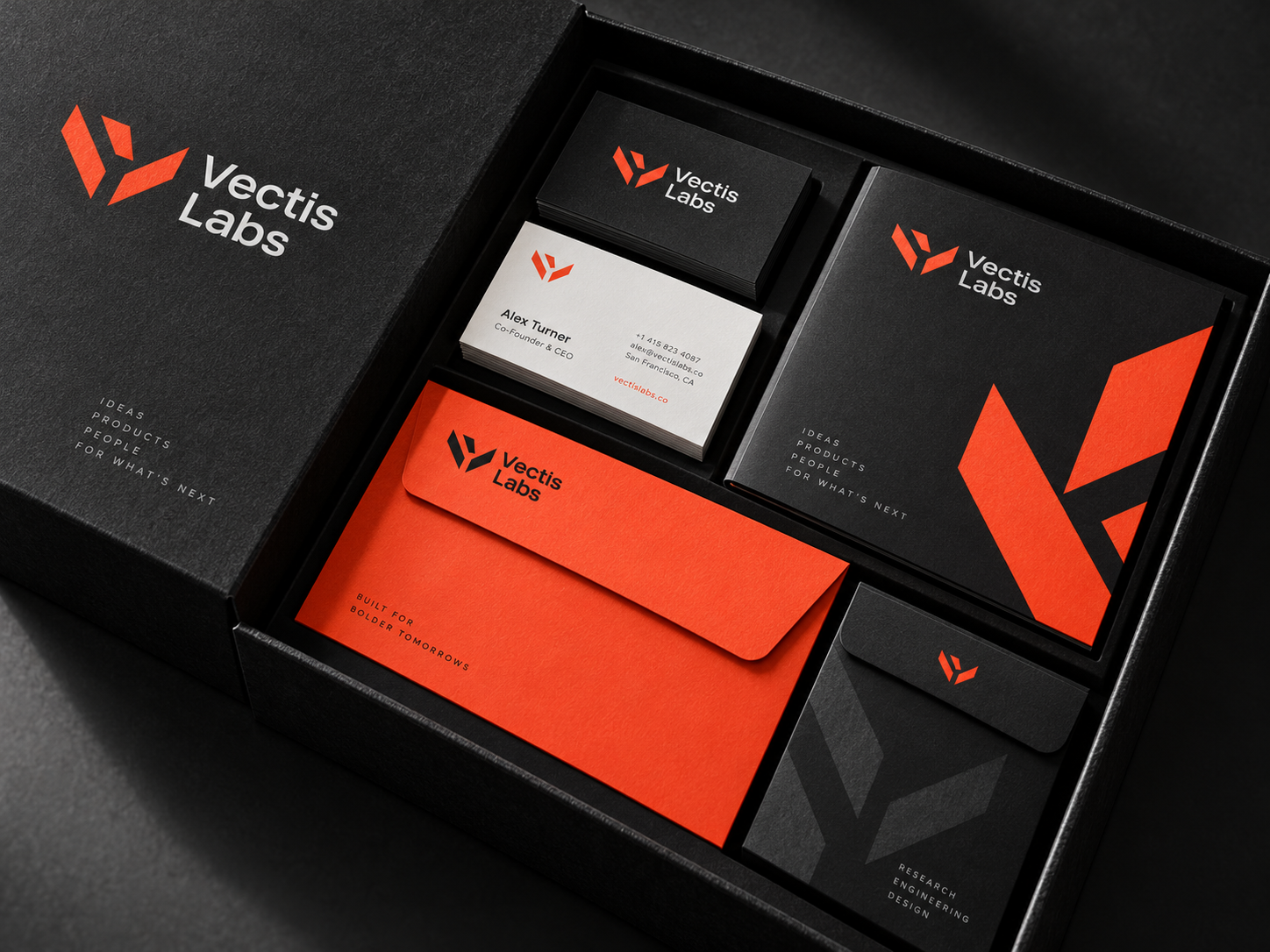 Premium brand kit for a modern technology company